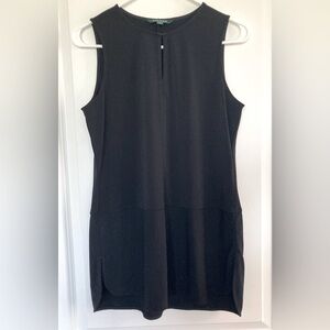 Lauren Ralph Lauren Black Sleeveless Blouse with Keyhole Front Women’s medium
